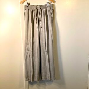 Old navy linen/rayon light grey pants